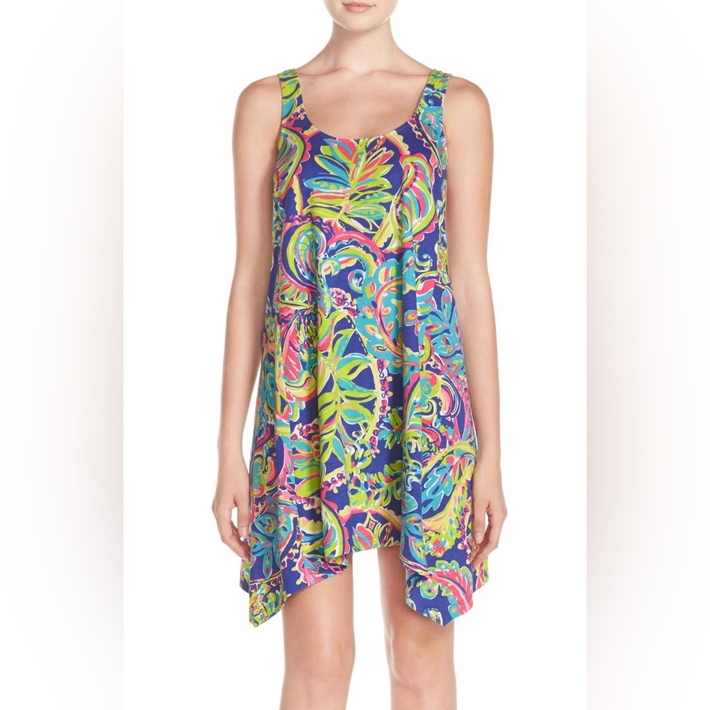 NWT Lilly Pulitzer Montery Trapeze Dress in Toucan Play SZ Large